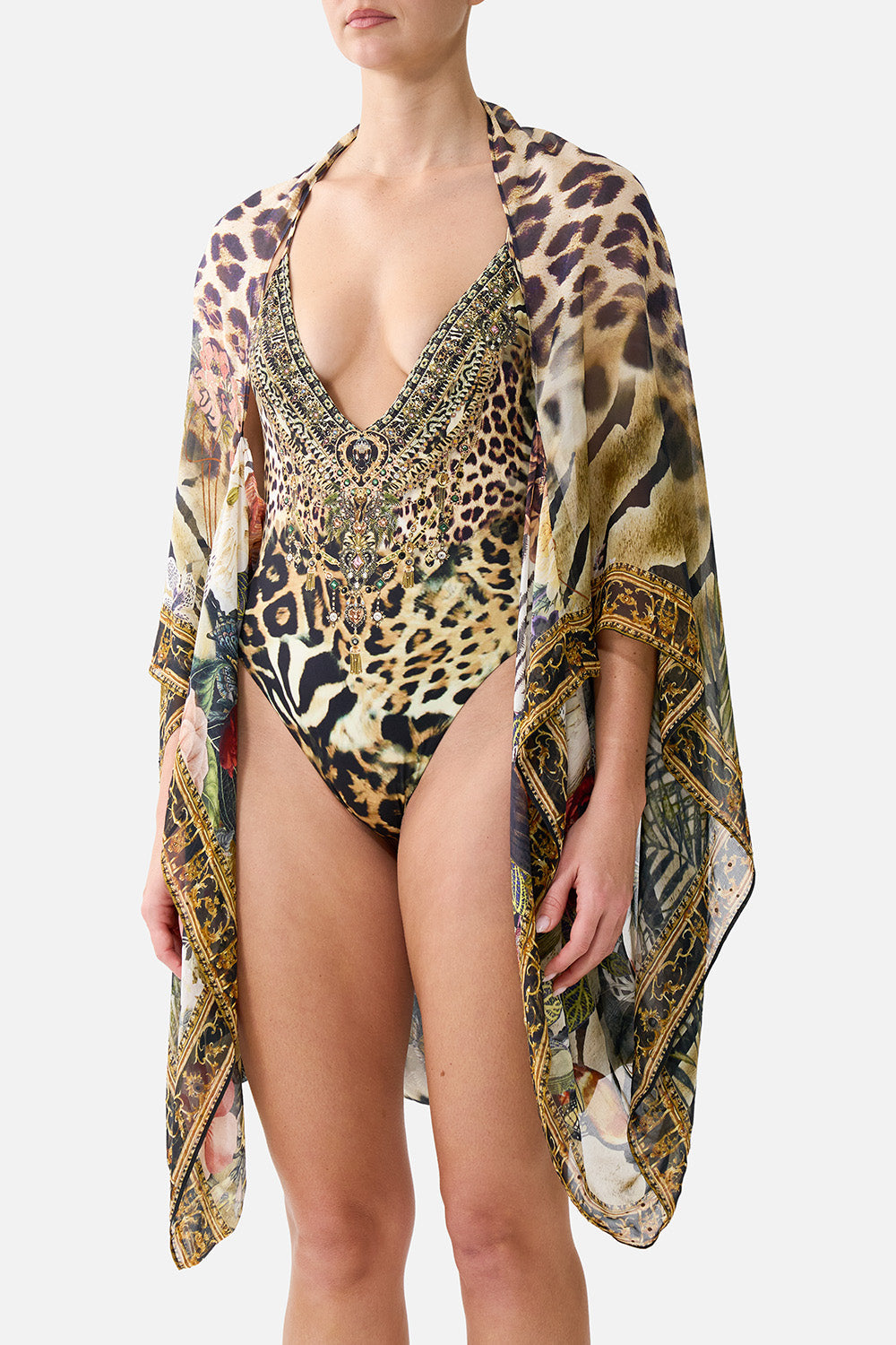 SILK CHIFFON SHRUG LEOTIGRA LAND
