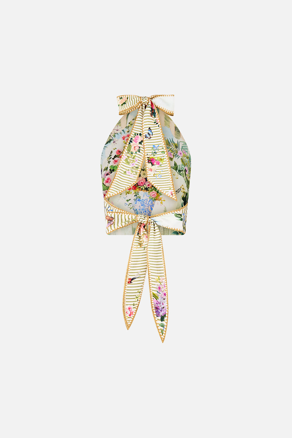 REVERSIBLE HALTER TIE BACK TOP ART FOR THE EMPRESS