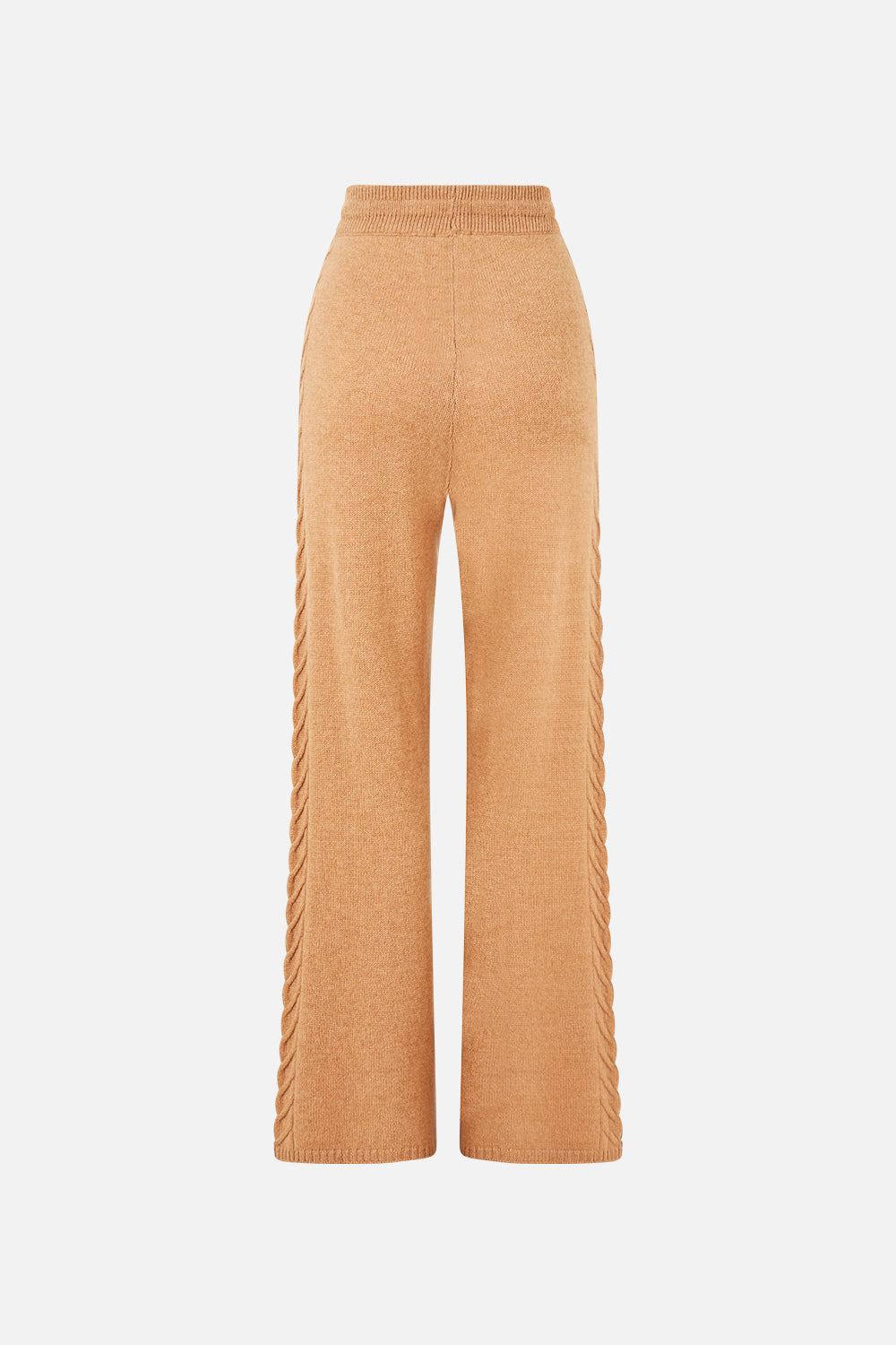 The CAMILLA Cashmere Knit Pant Leopard Libertine in our Leopard Libertine print.