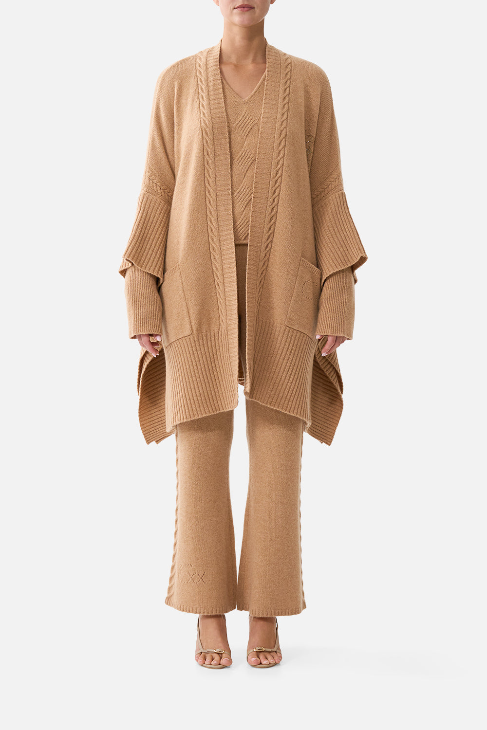 The CAMILLA Cashmere Knit Oversized Layer Leopard Libertine in our Leopard Libertine print.