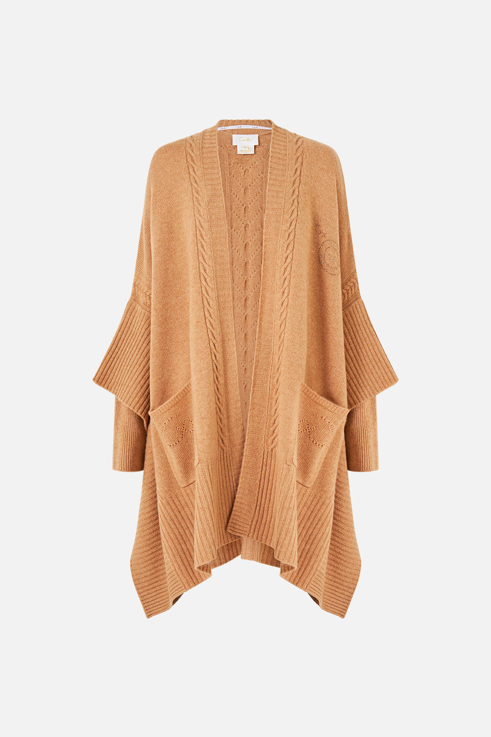 CARDIGAN SURTAILLE À POCHES PLAQUÉES IMPRIMÉ LÉOPARD LIBERTINE