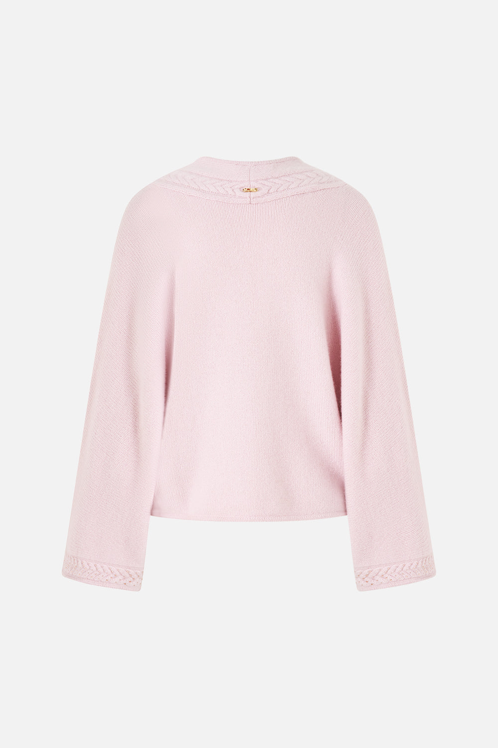 The CAMILLA CASHMERE KNIT RELAXED V-NECK SWEATER CHAMBER OF BLOOMS