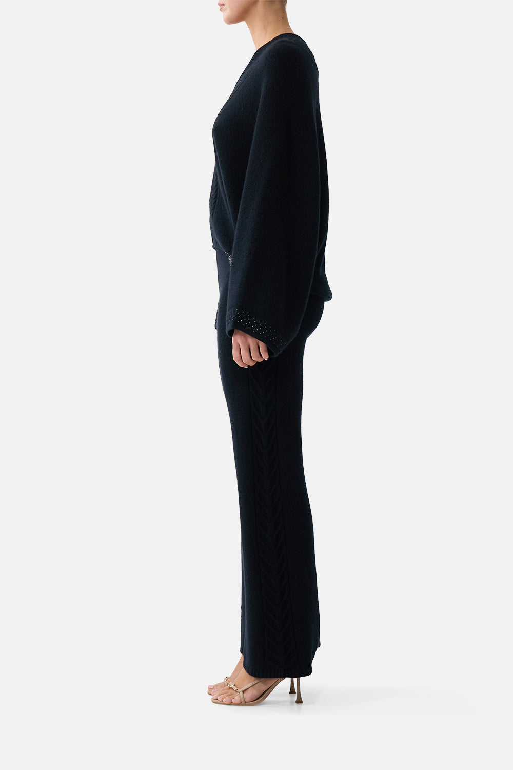 PANTALON COURT EN MAILLE NIGHT GARDEN