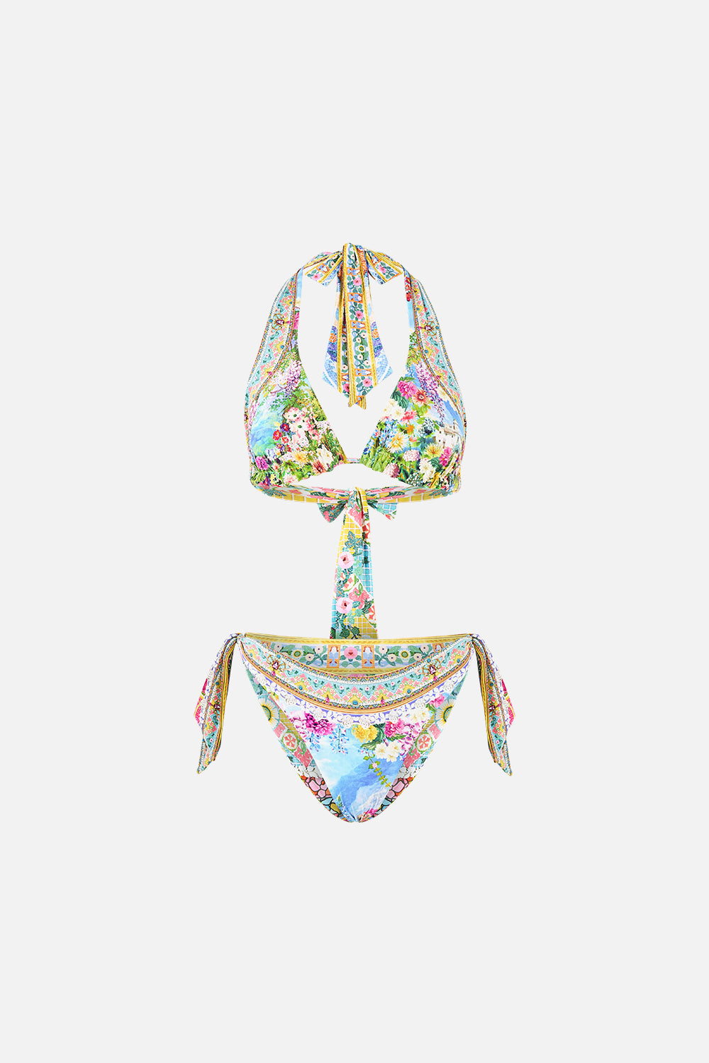 The CAMILLA V NECK BATWING KAFTAN DE NADA GRANADA in our  print.