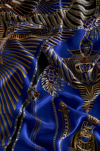 GATHERED JERSEY LONG DRESS MY FAIR PHARAOH