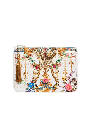 SMALL CANVAS CLUTCH BY THE MEADOW