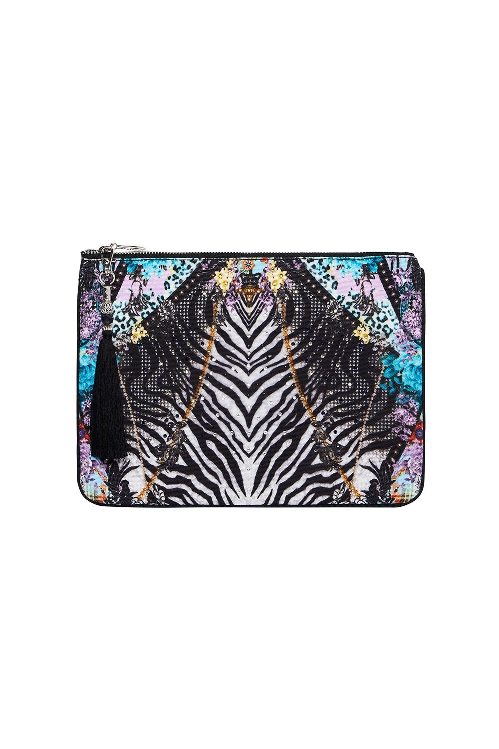 SMALL CANVAS CLUTCH THINK KINKS