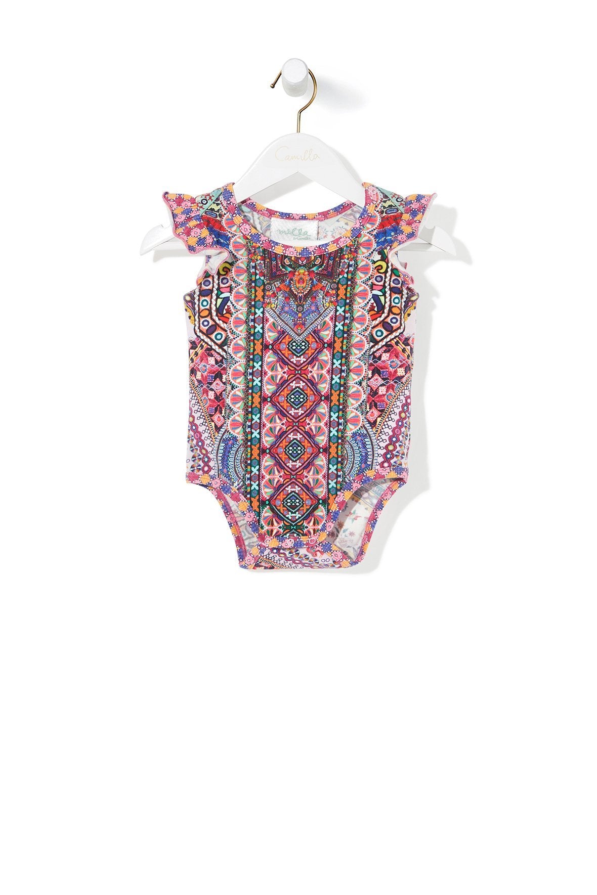 KALBELIA QUEEN TODDLERS FRILL ONESIE