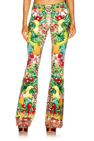 COOL CAT HIGH WAISTED FLARED TROUSER
