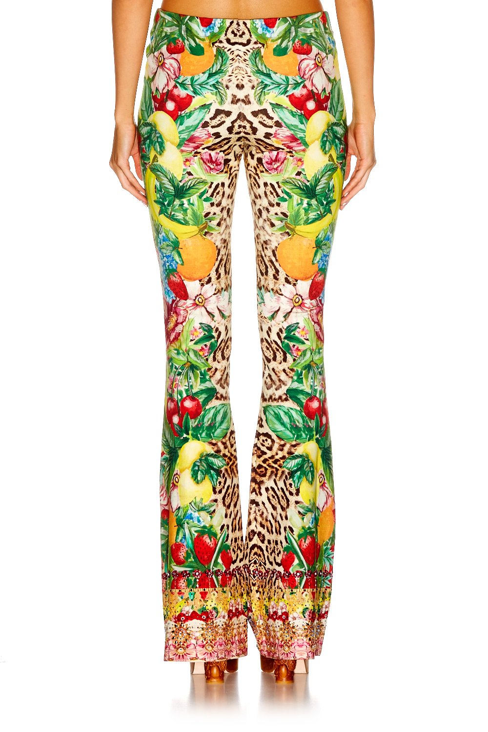 COOL CAT HIGH WAISTED FLARED TROUSER