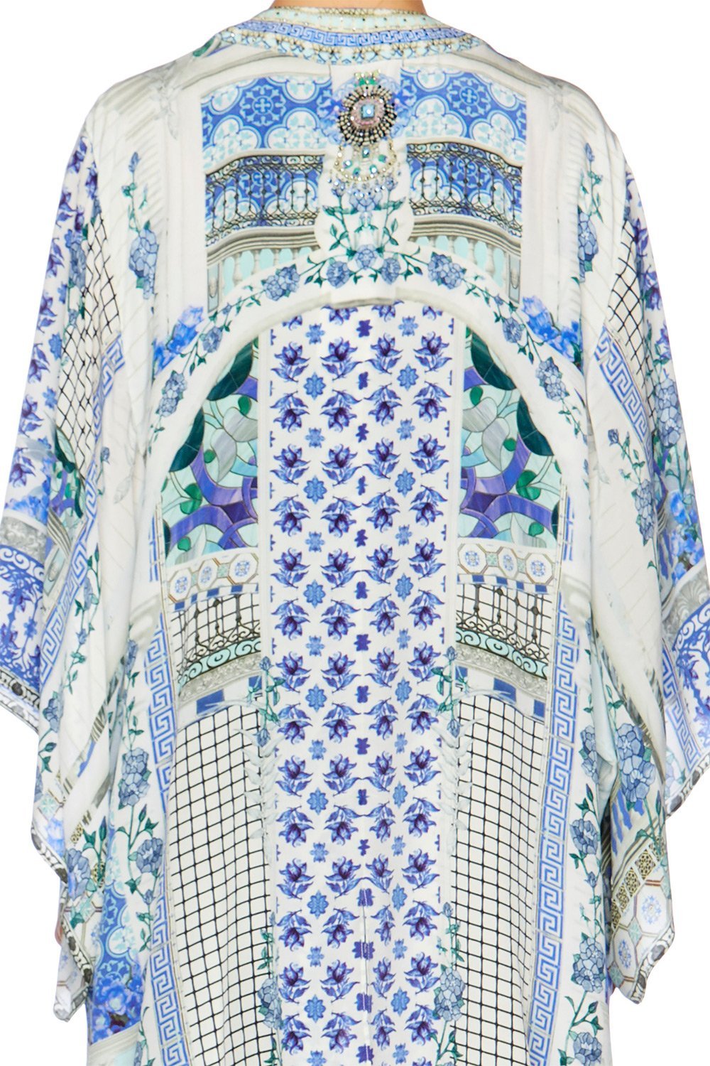 SALVADOR SUMMER KIMONO WITH LONG UNDERLAY