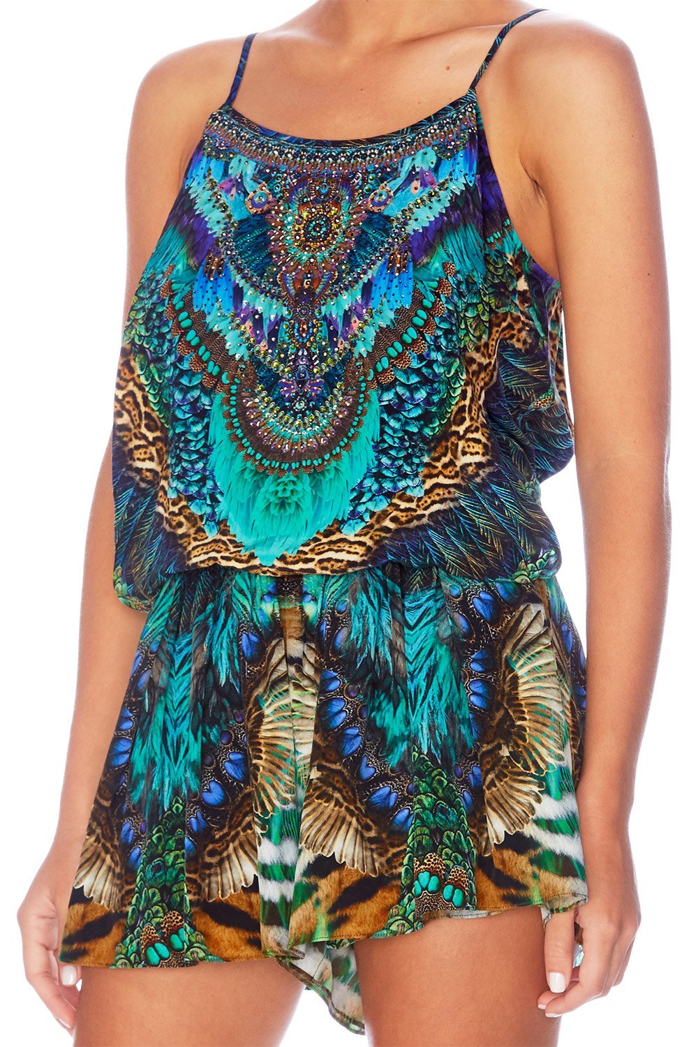 THE CREATOR SHOESTRING PLAYSUIT