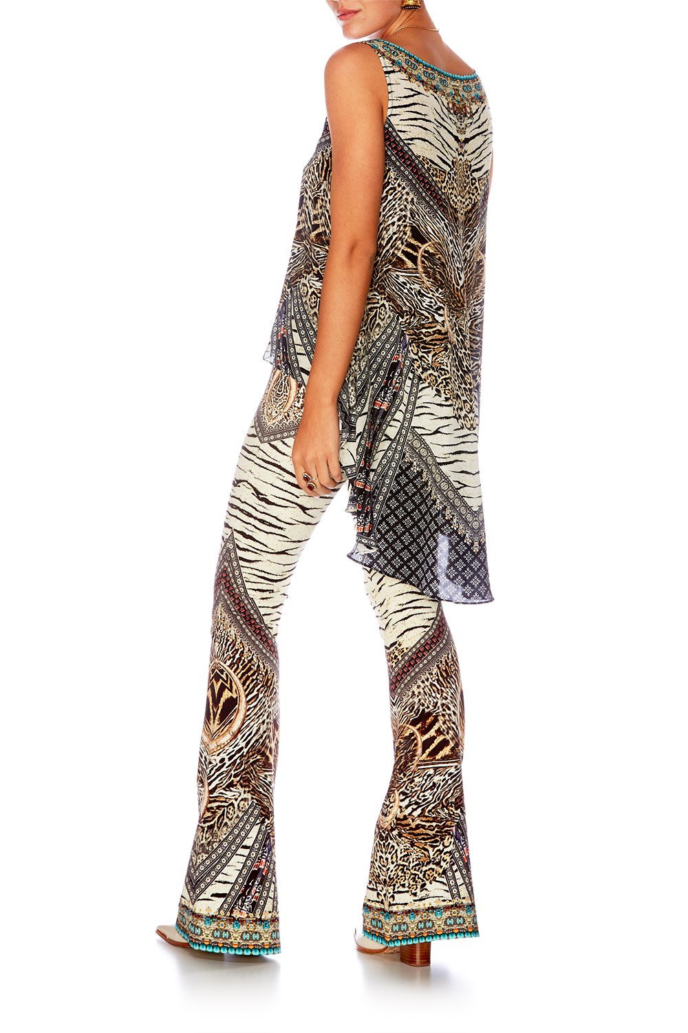 THE BODYGUARD HIGH WAISTED FLARED TROUSER