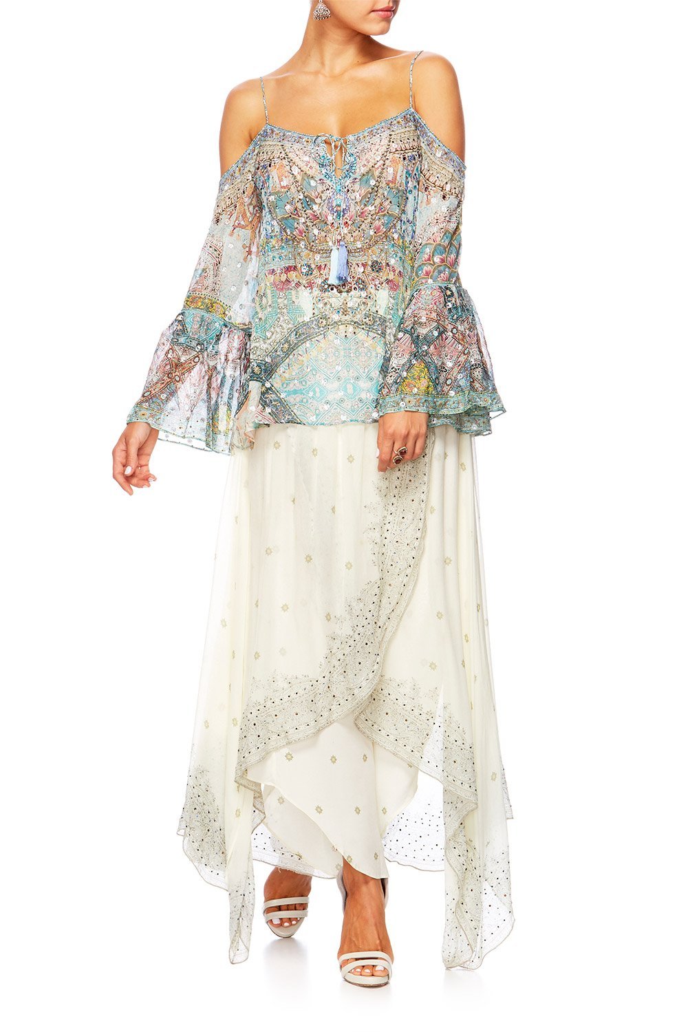 SISTERS OF THE MARIGOLD DROP SHOULDER TOP