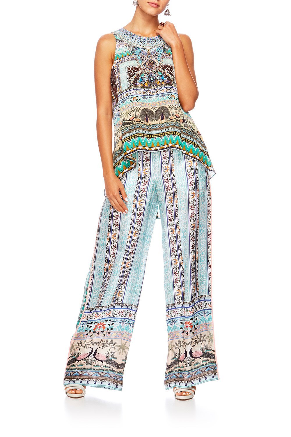 THE KING AND I PANTS WITH SIDE SPLIT