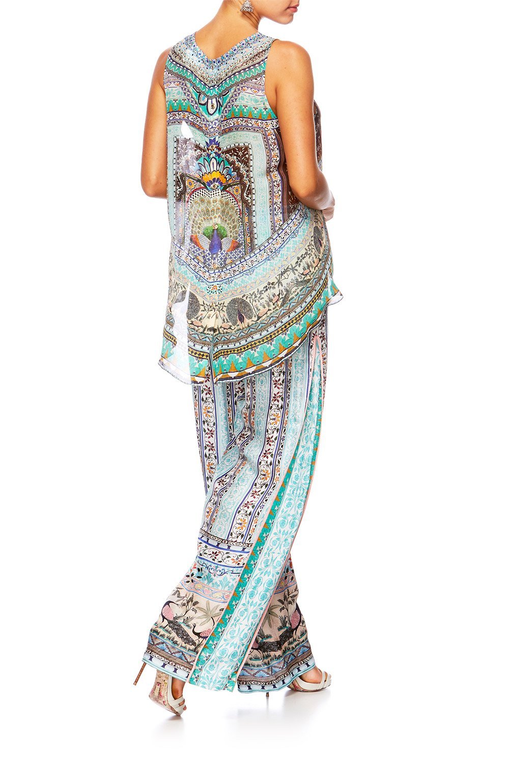 THE KING AND I BUTTON BACK TOP