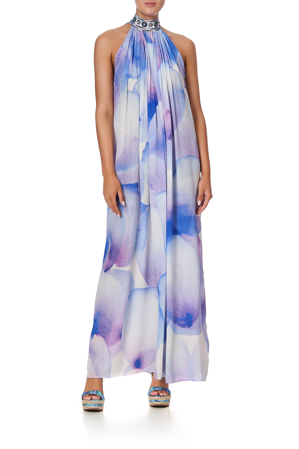 HIGH NECK LONG DRESS DREAM CATCHER