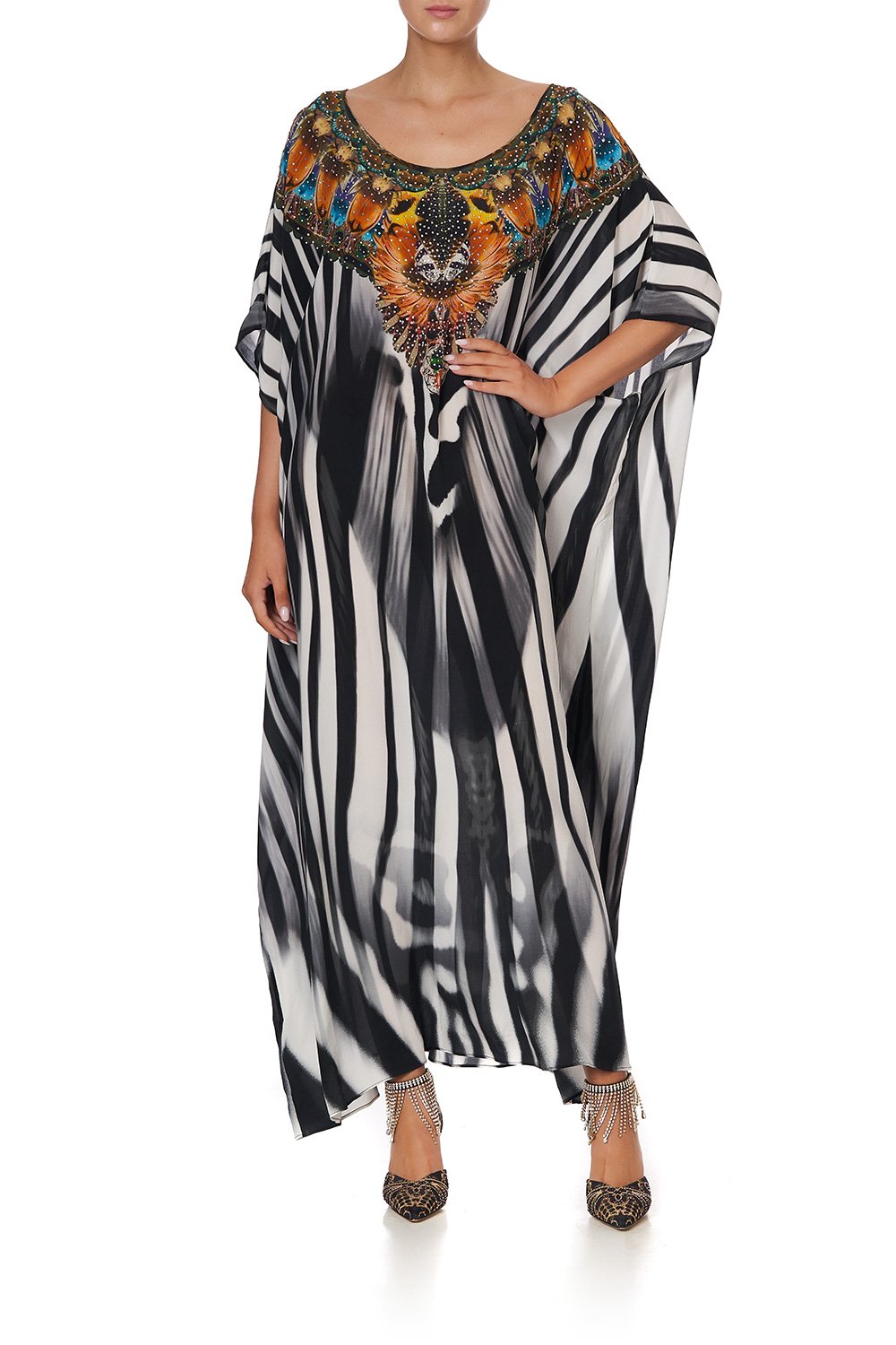 ROUND NECK KAFTAN ANIMALIA