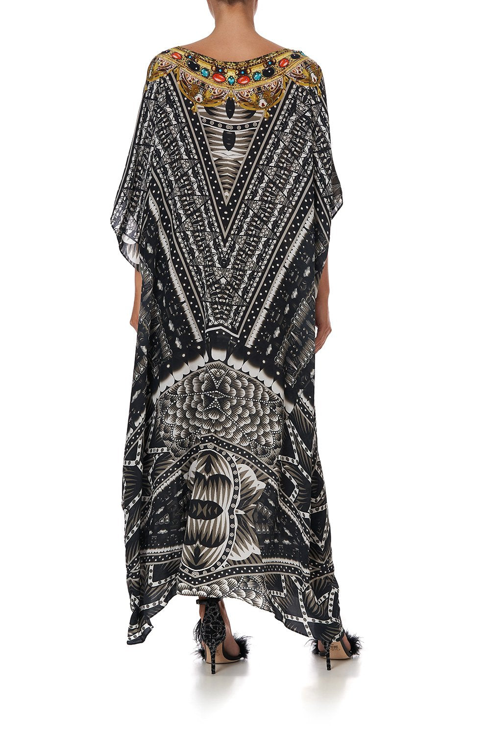 ROUND NECK KAFTAN OMEN