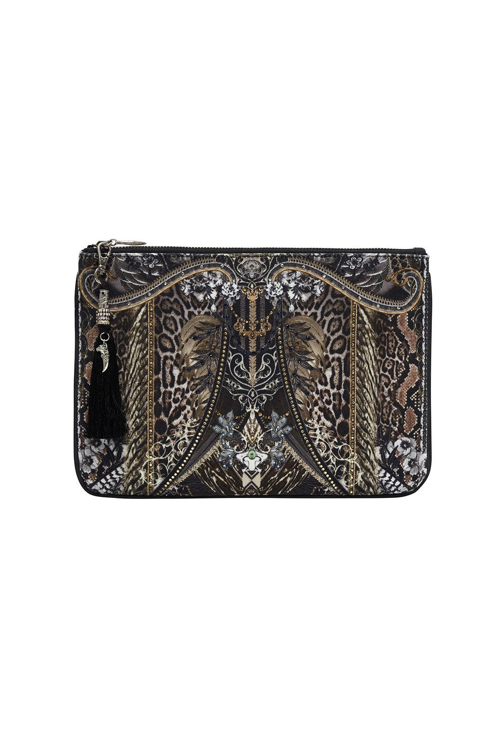 SMALL CANVAS CLUTCH ONE TRIBE