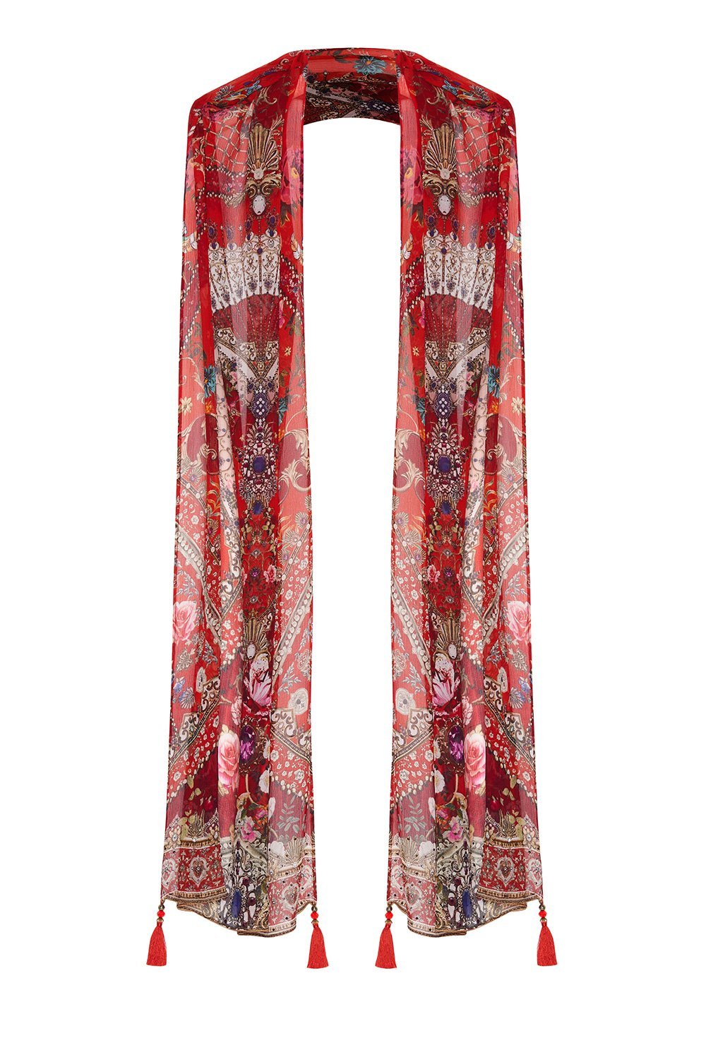 LONG SCARF CAMEOS CAN CAN