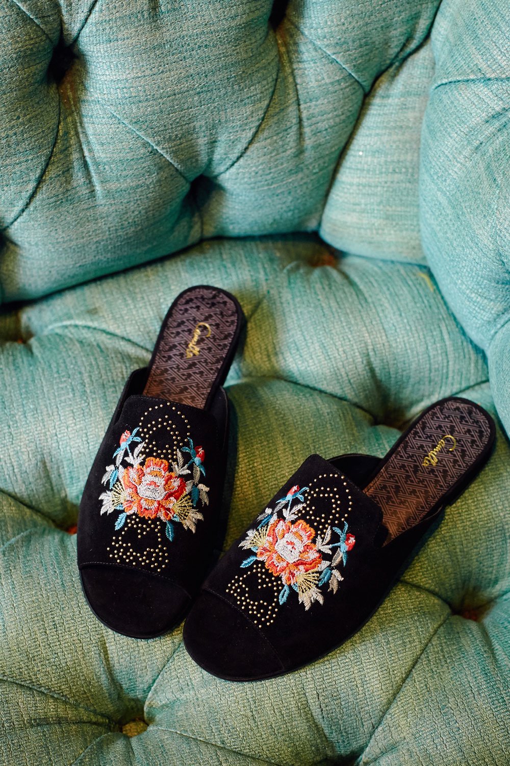 CAMILLA QUEEN OF KINGS PEEP TOE SLIPPER