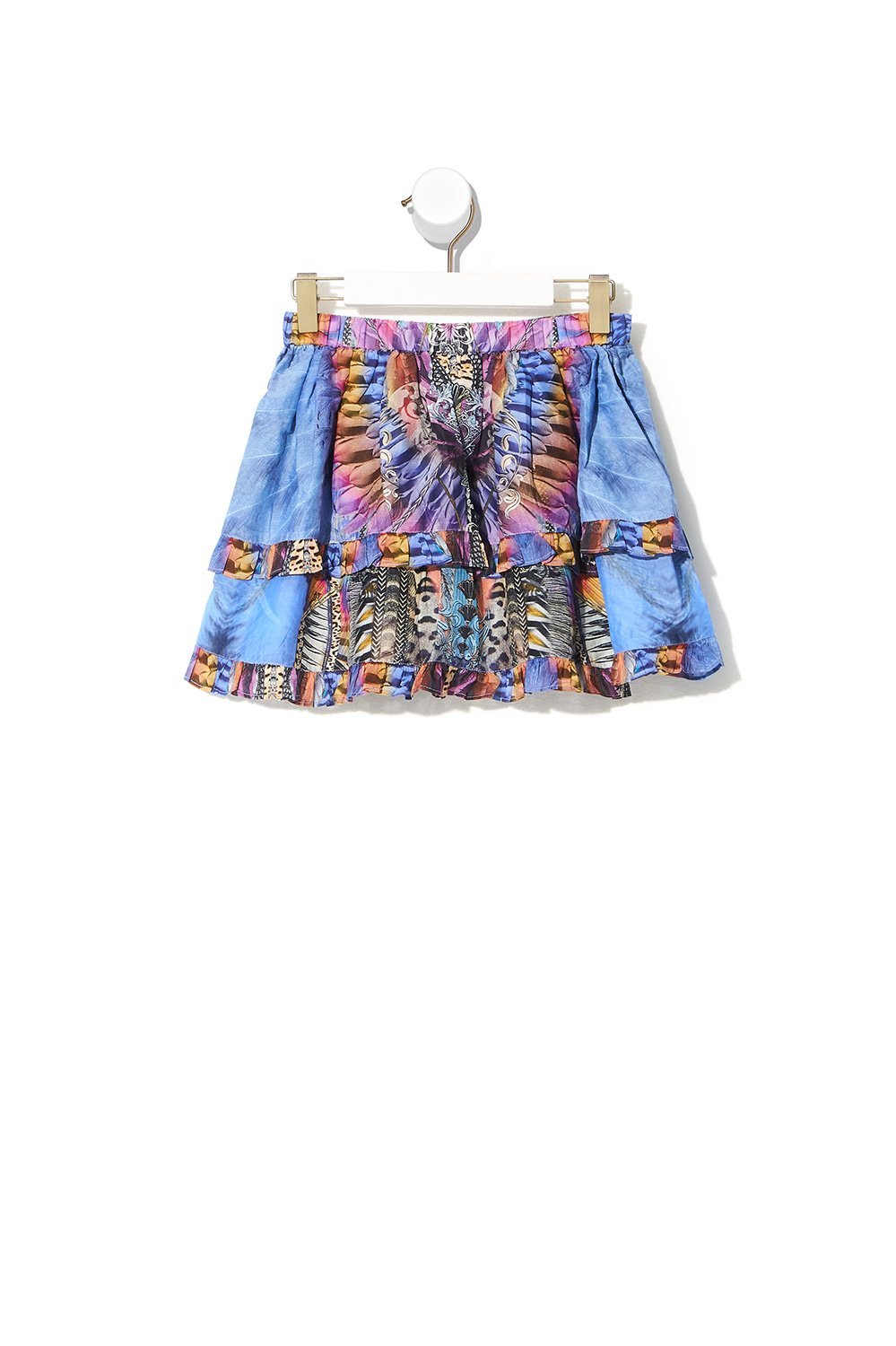KIDS DOUBLE LAYER FRILL SKIRT LOVE ON THE WING