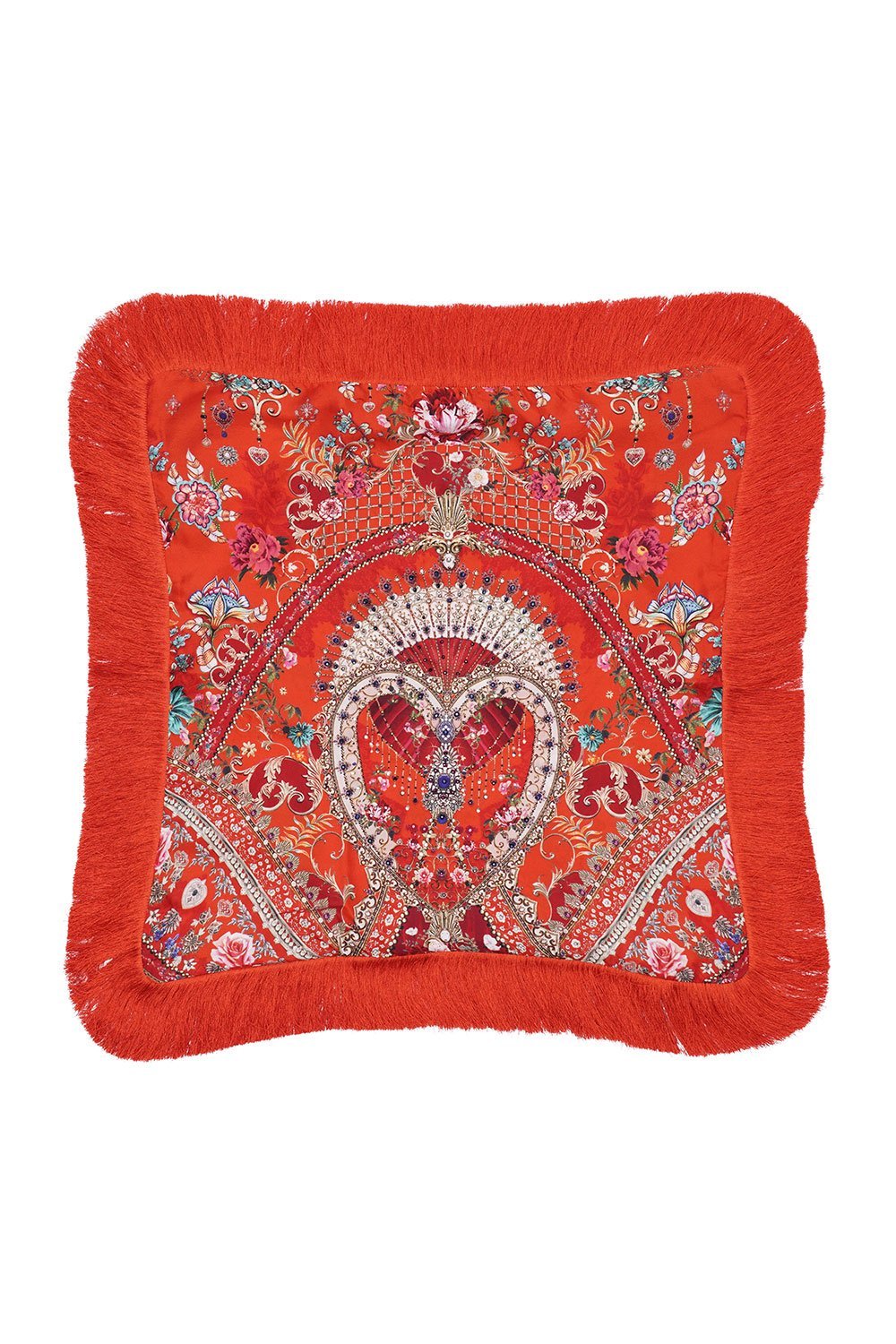 SMALL SQUARE CUSHION CAMEOS CAN CAN