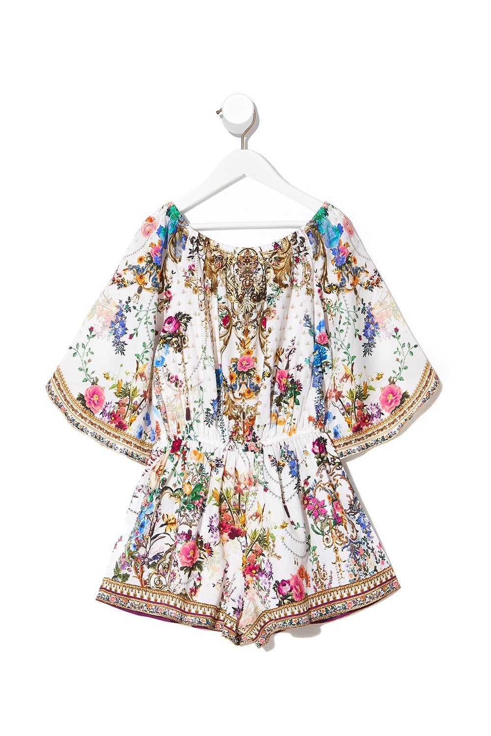 KIDS 3/4 FLARE SLEEVE PLAYSUIT 12-14 BY THE MEADOW