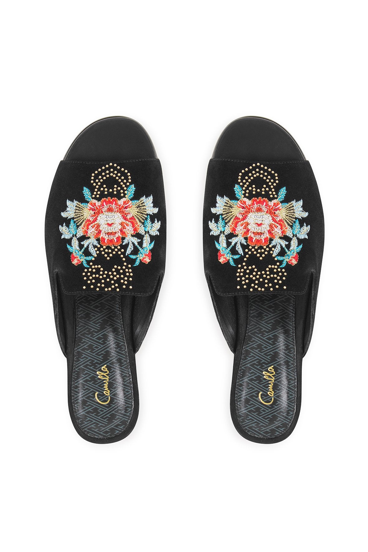 CAMILLA QUEEN OF KINGS PEEP TOE SLIPPER