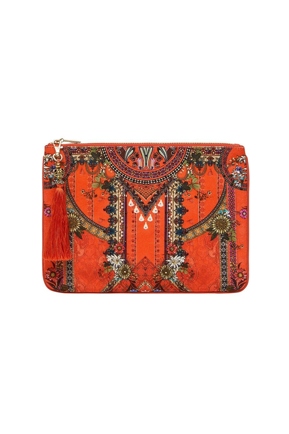 SMALL CANVAS CLUTCH WONDERING WARATAH