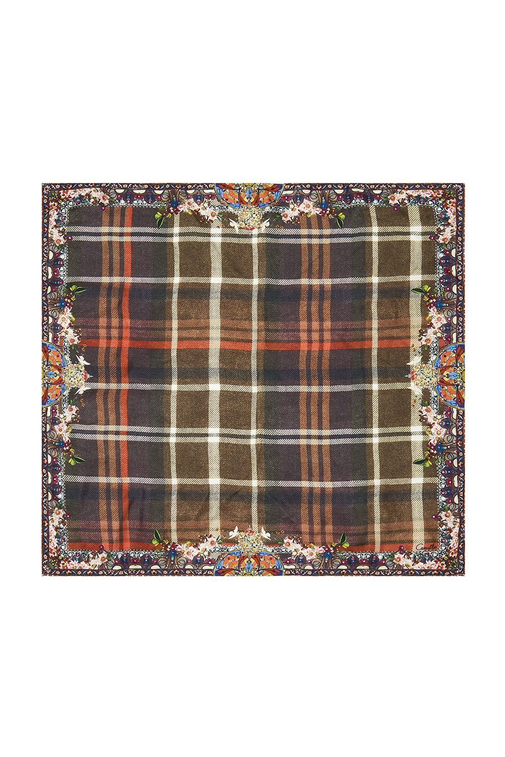 NECK TIE SCARF PAVED IN PAISLEY