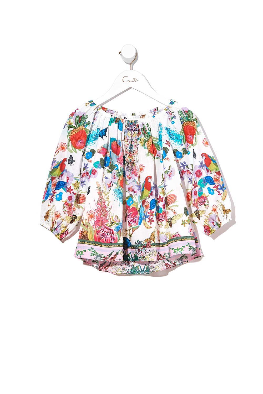 KIDS ELASTICATED NECK BLOUSE HOMEWARD FOUND