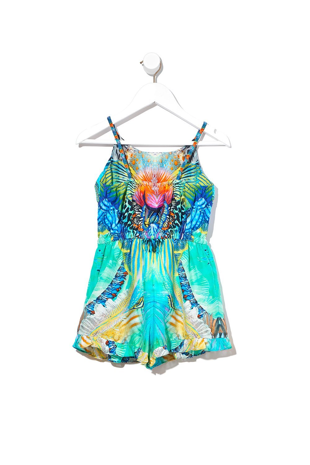 KIDS FRILL PLAYSUIT REEF WARRIOR