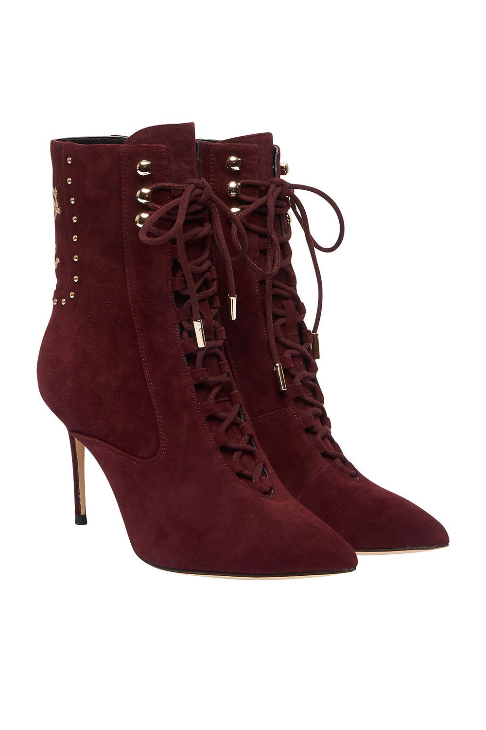 LACED BOOT BURGUNDY