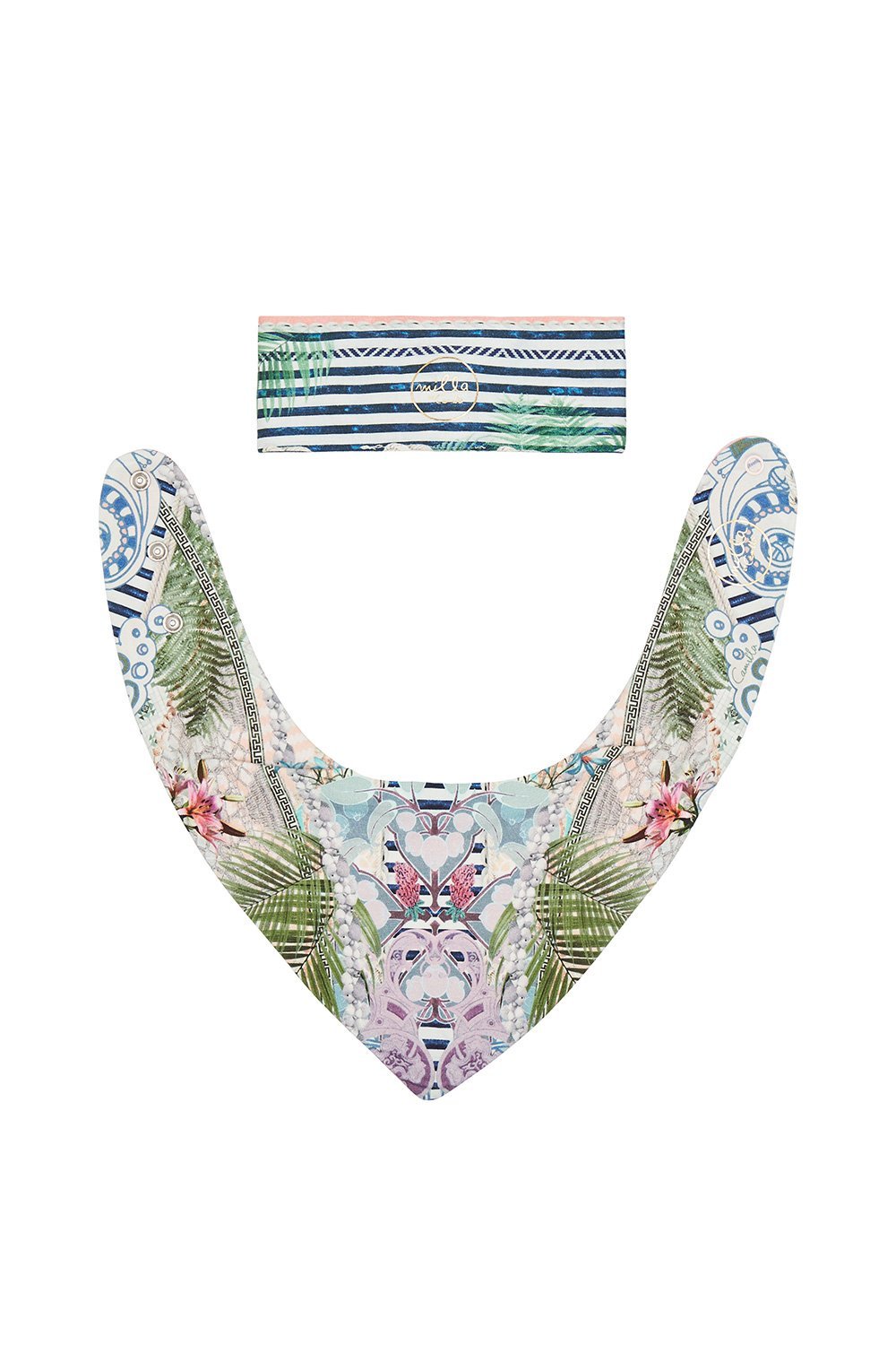 BABIES HEADBAND AND BIB SET BEACH SHACK