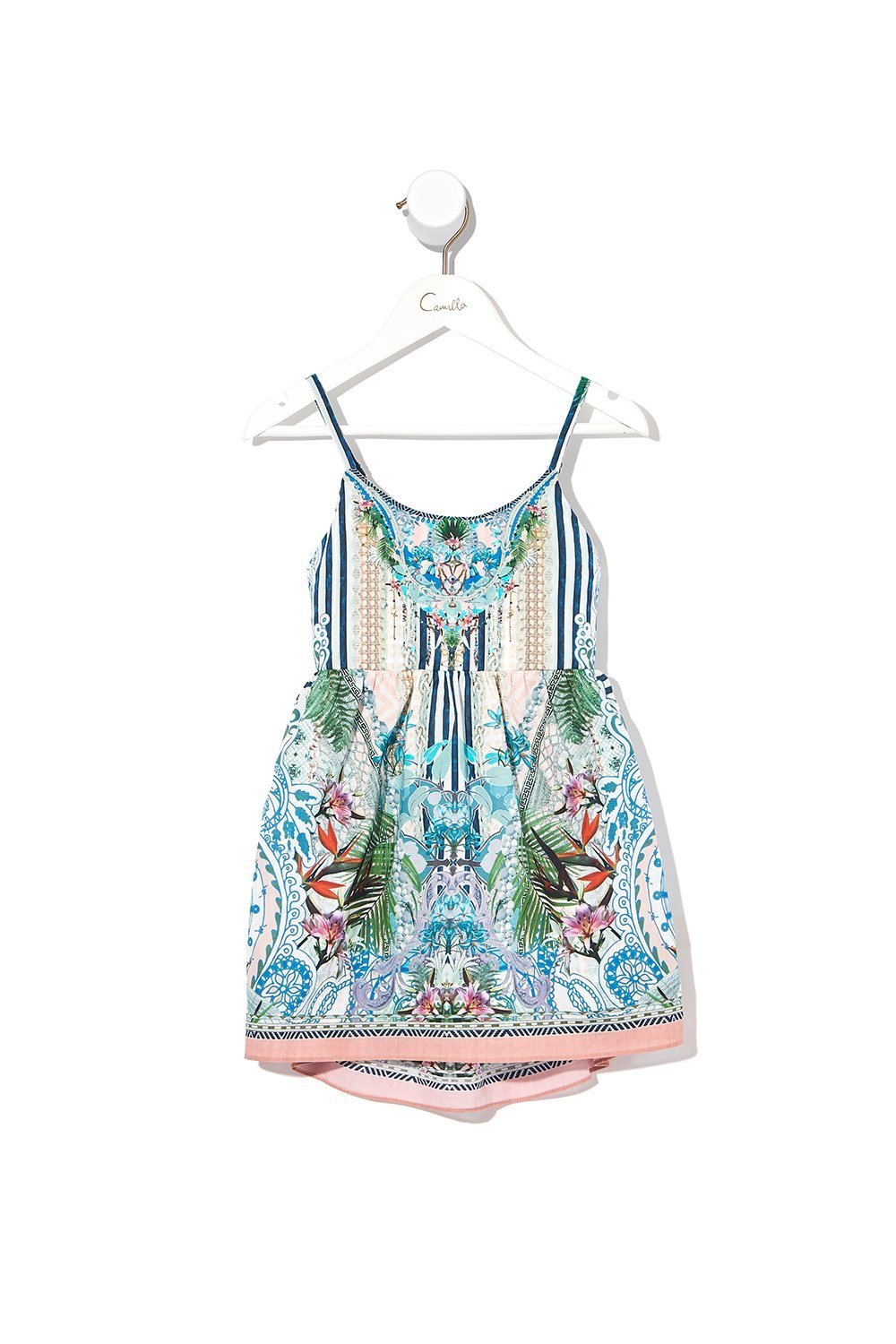 KIDS TIE BACK DRESS BEACH SHACK