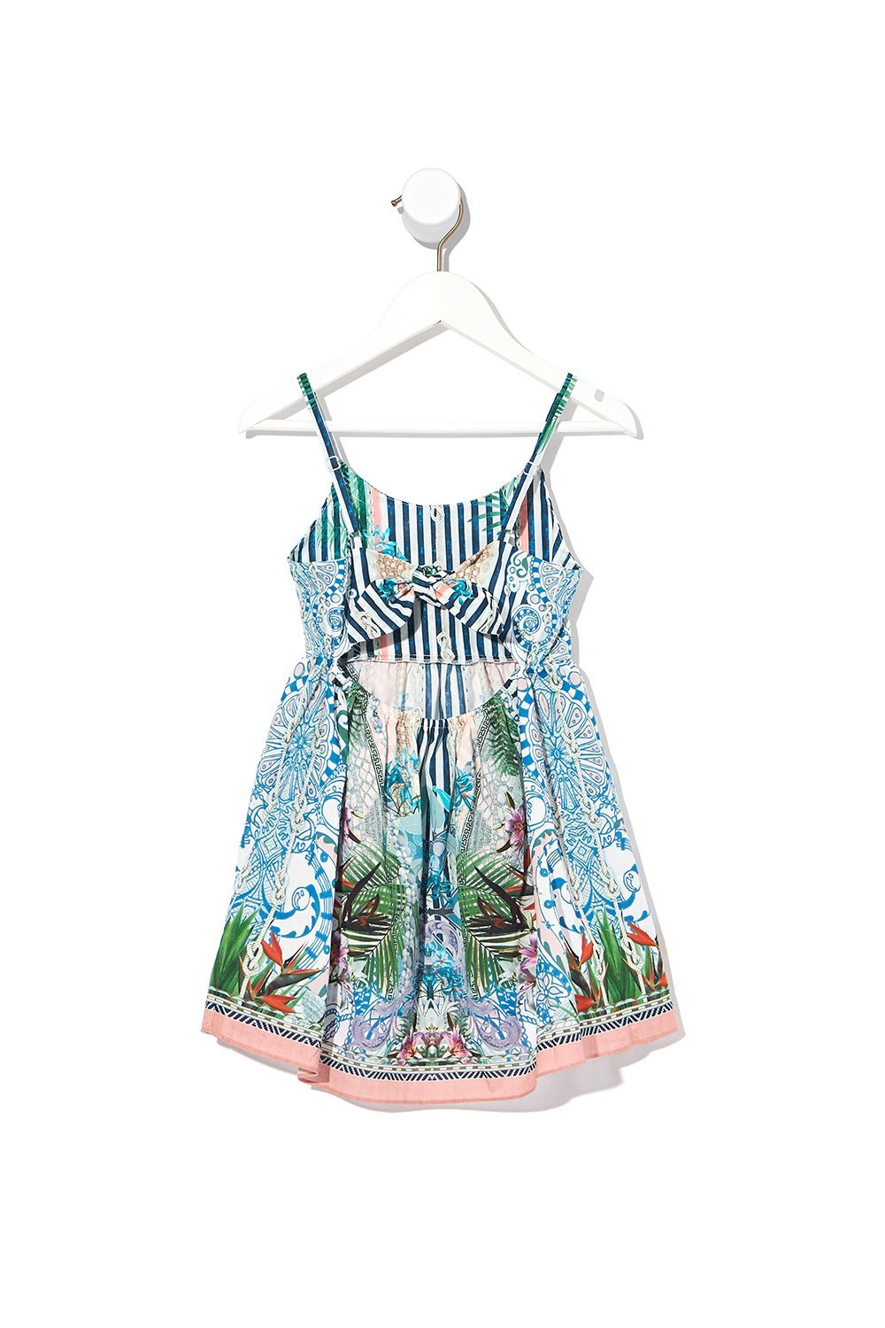 KIDS TIE BACK DRESS BEACH SHACK