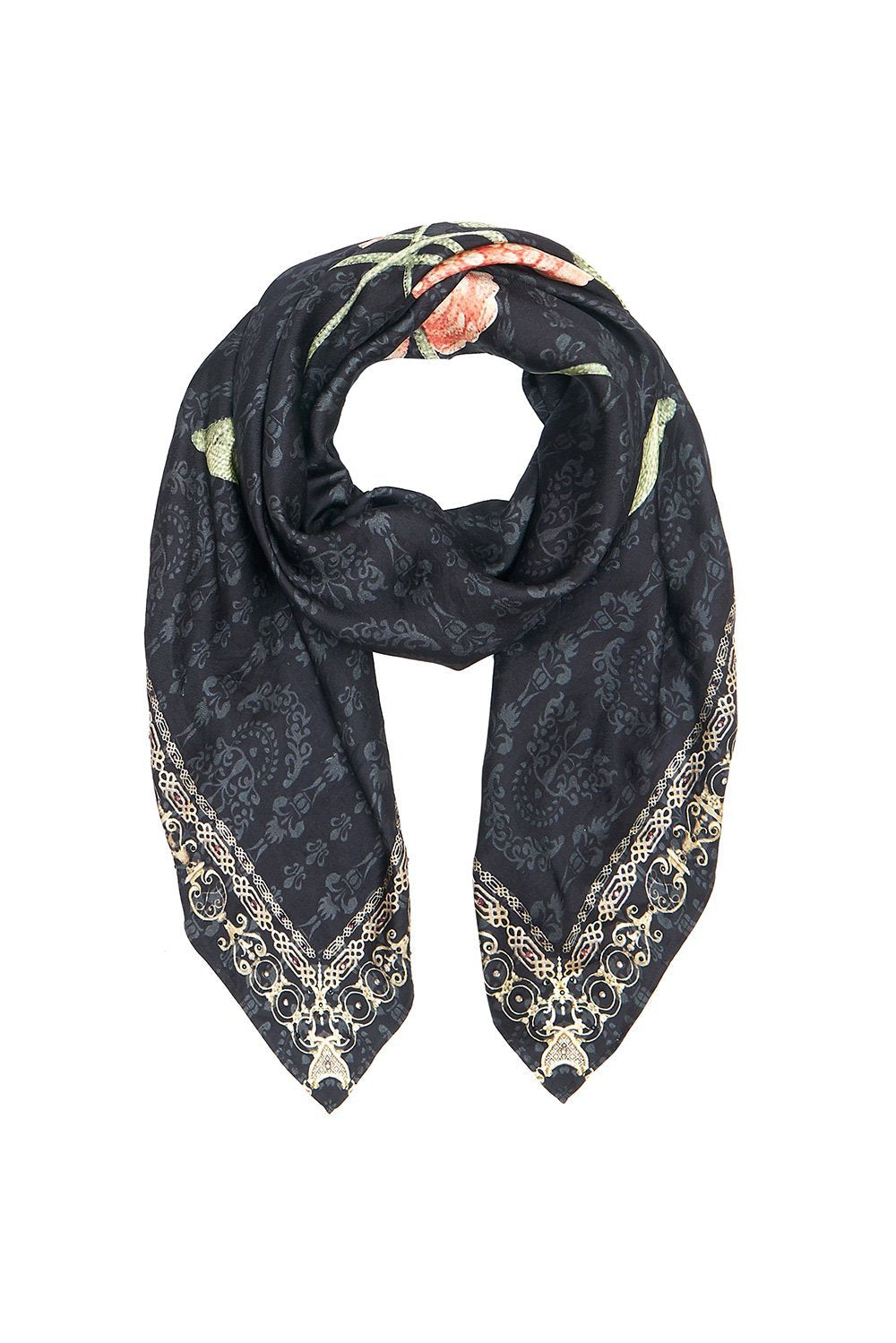 LARGE SQUARE SCARF PROVINCIAL PETAL