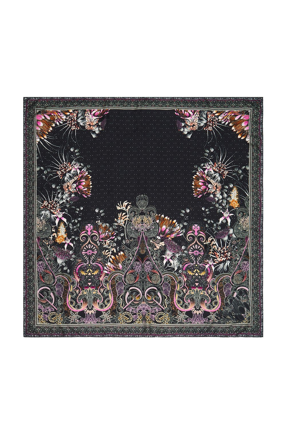 LARGE SQUARE SCARF RESTLESS NIGHTS