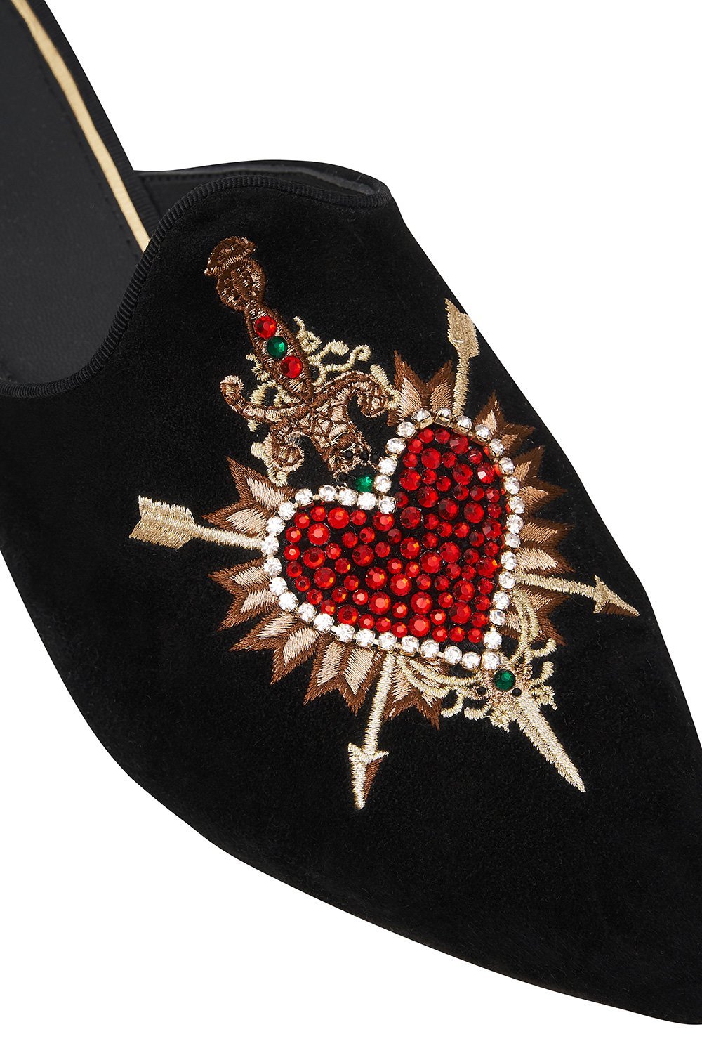 EMBELLISHED SLIPPER MIRROR MIRROR