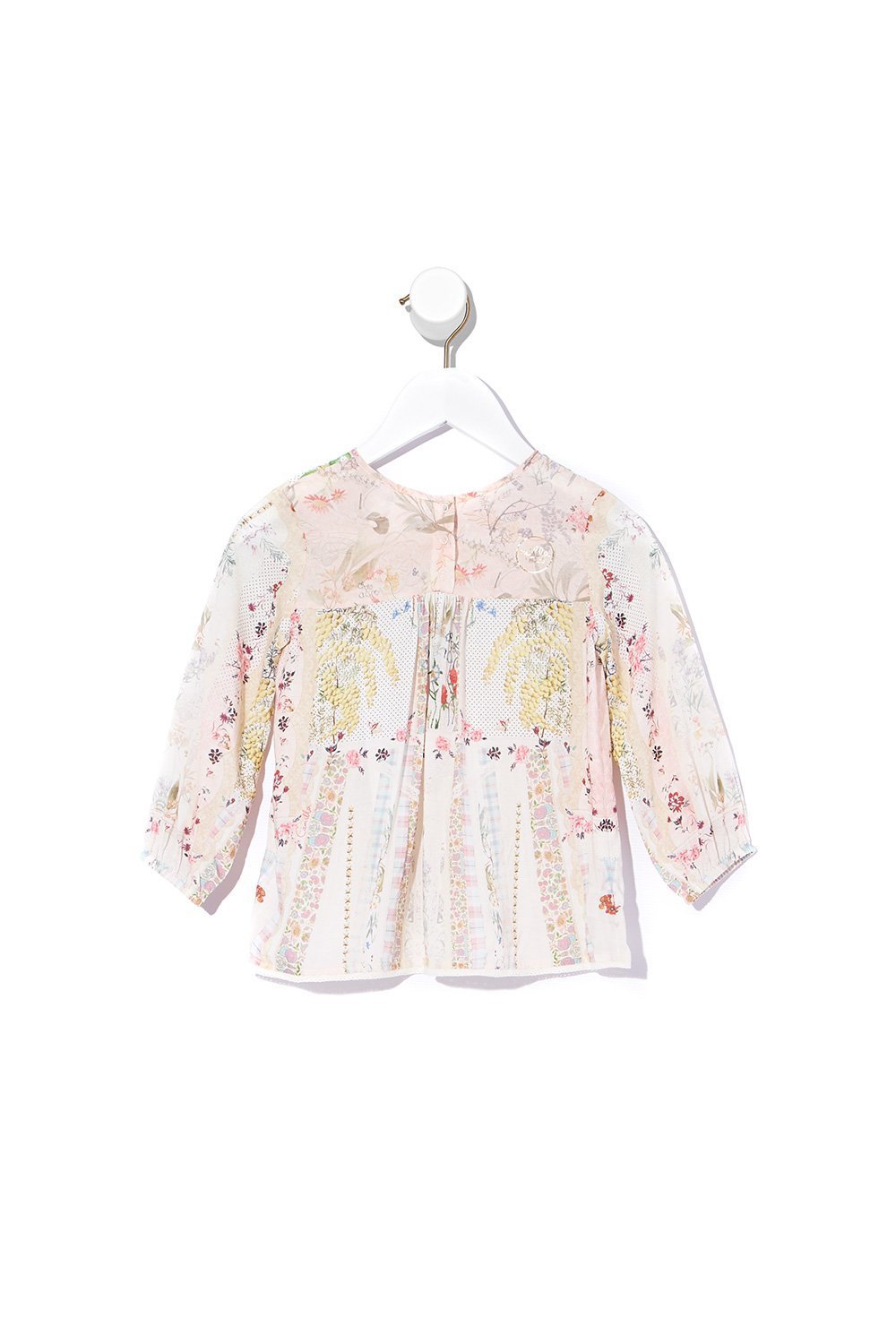 BABIES' DRESS WITH PINTUCKING PINK LEMONADE