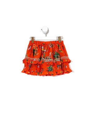 KIDS DOUBLE LAYER FRILL SKIRT PARADISE CIRCUS