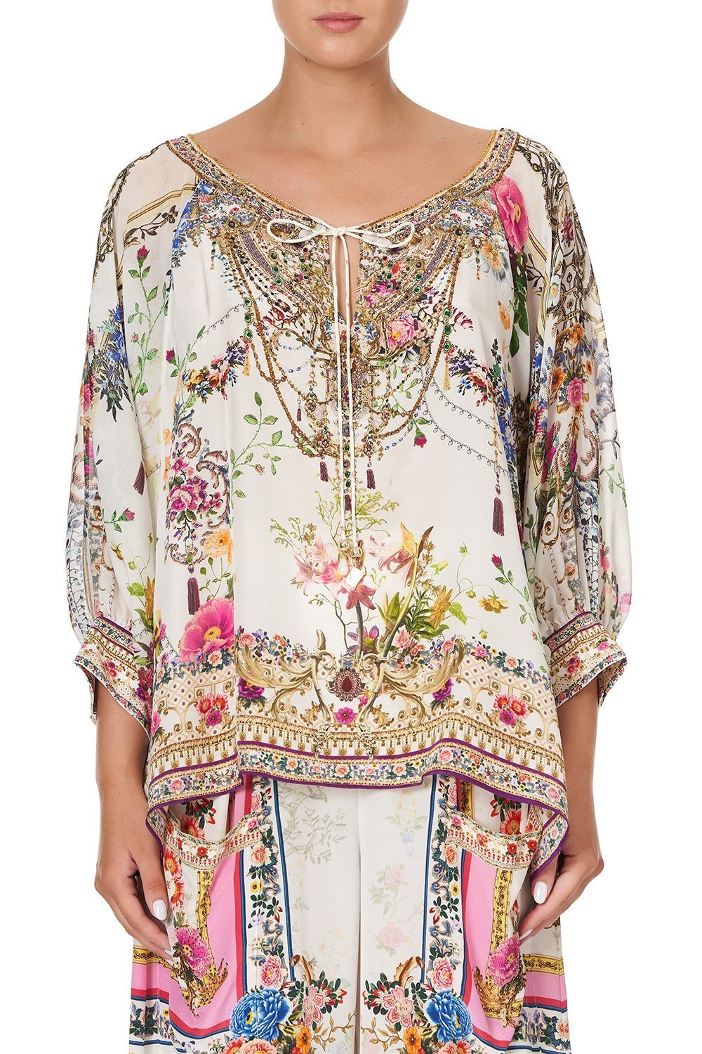 RAGLAN SLEEVE BLOUSE WITH CUFF BY THE MEADOW