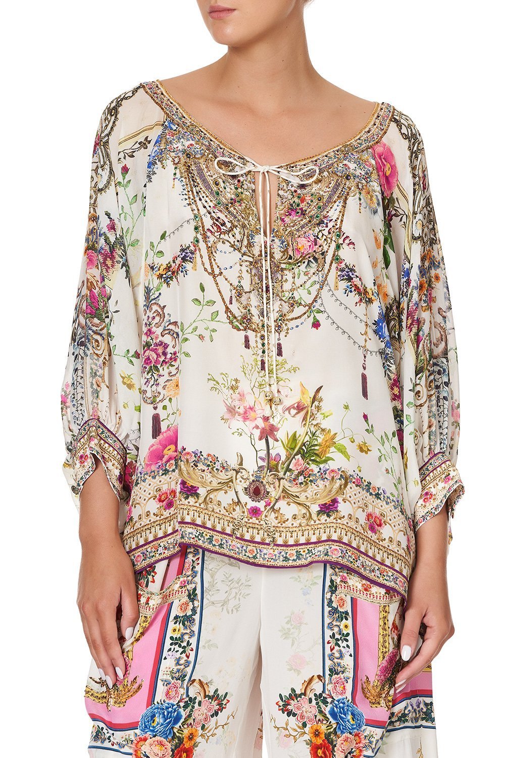 RAGLAN SLEEVE BLOUSE WITH CUFF BY THE MEADOW