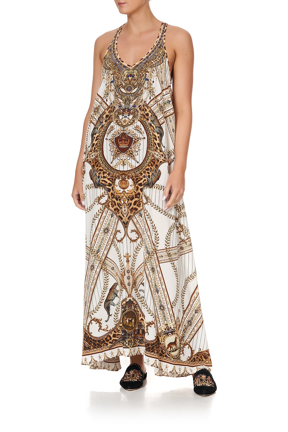 V NECK RACERBACK DRESS MIND YOUR MANOR