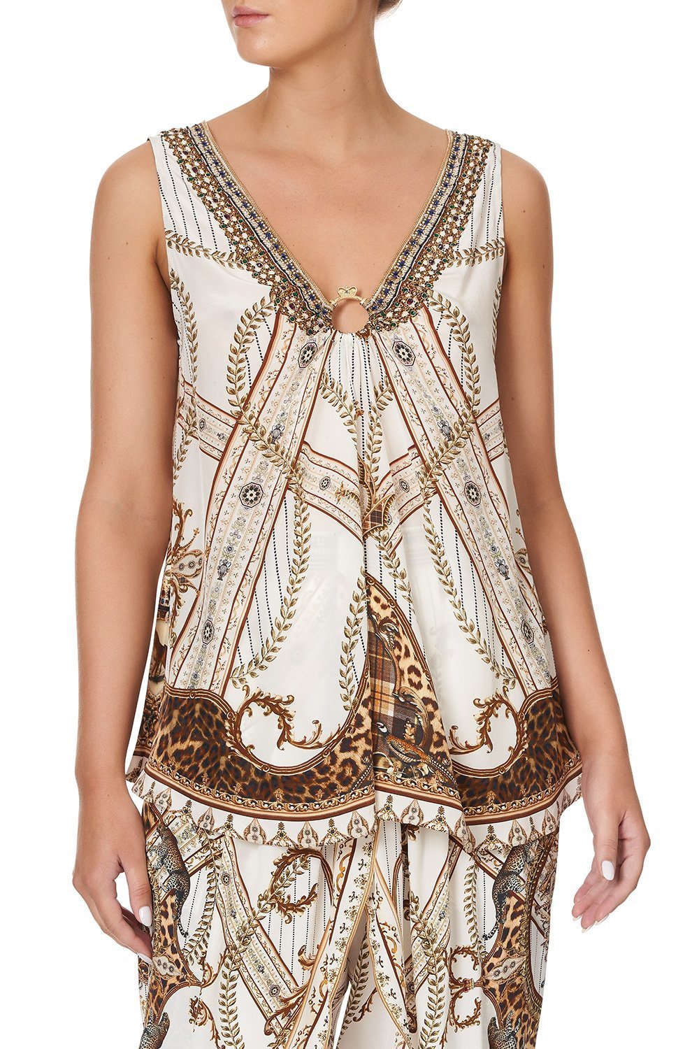 WIDE STRAP U-RING TOP MIND YOUR MANOR