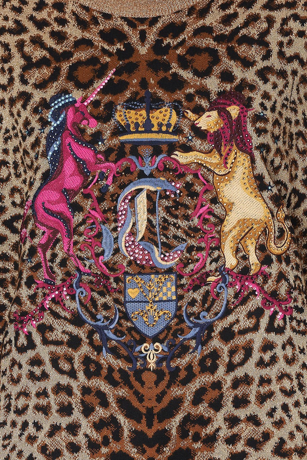 KNIT PRINTED JUMPER POETIC ANARCHY