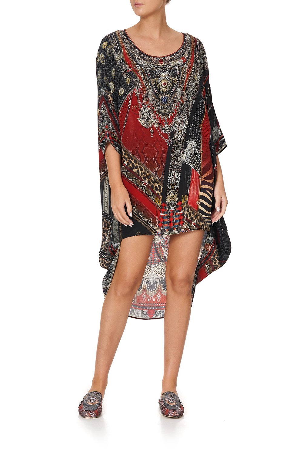 SCOOP BACK HEM DRESS LONDON CALLING