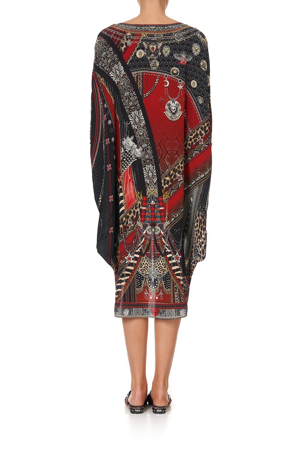 SCOOP BACK HEM DRESS LONDON CALLING